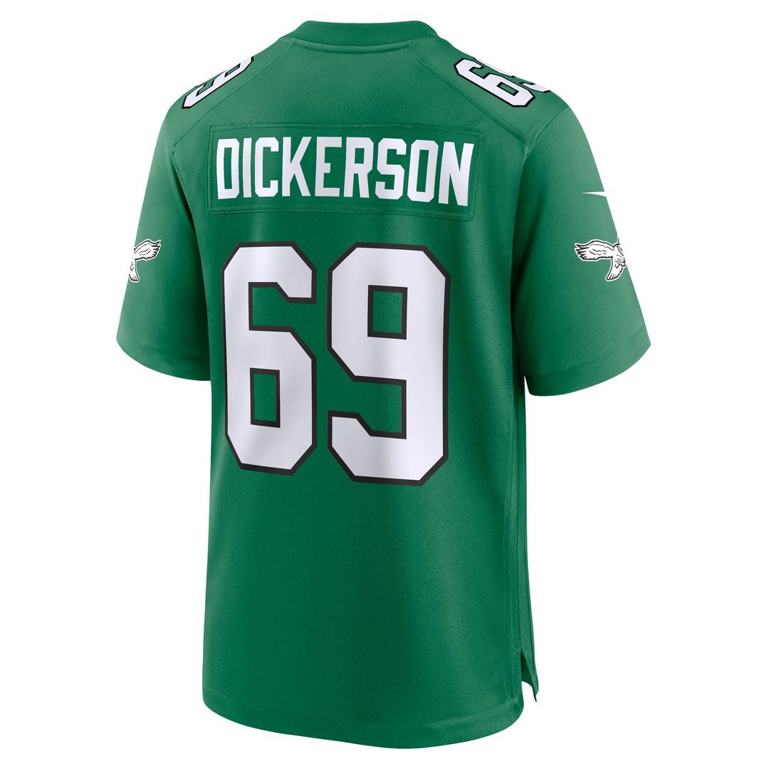 Landon Dickerson Philadelphia Eagles Alternate Game Jersey - Kelly Green
