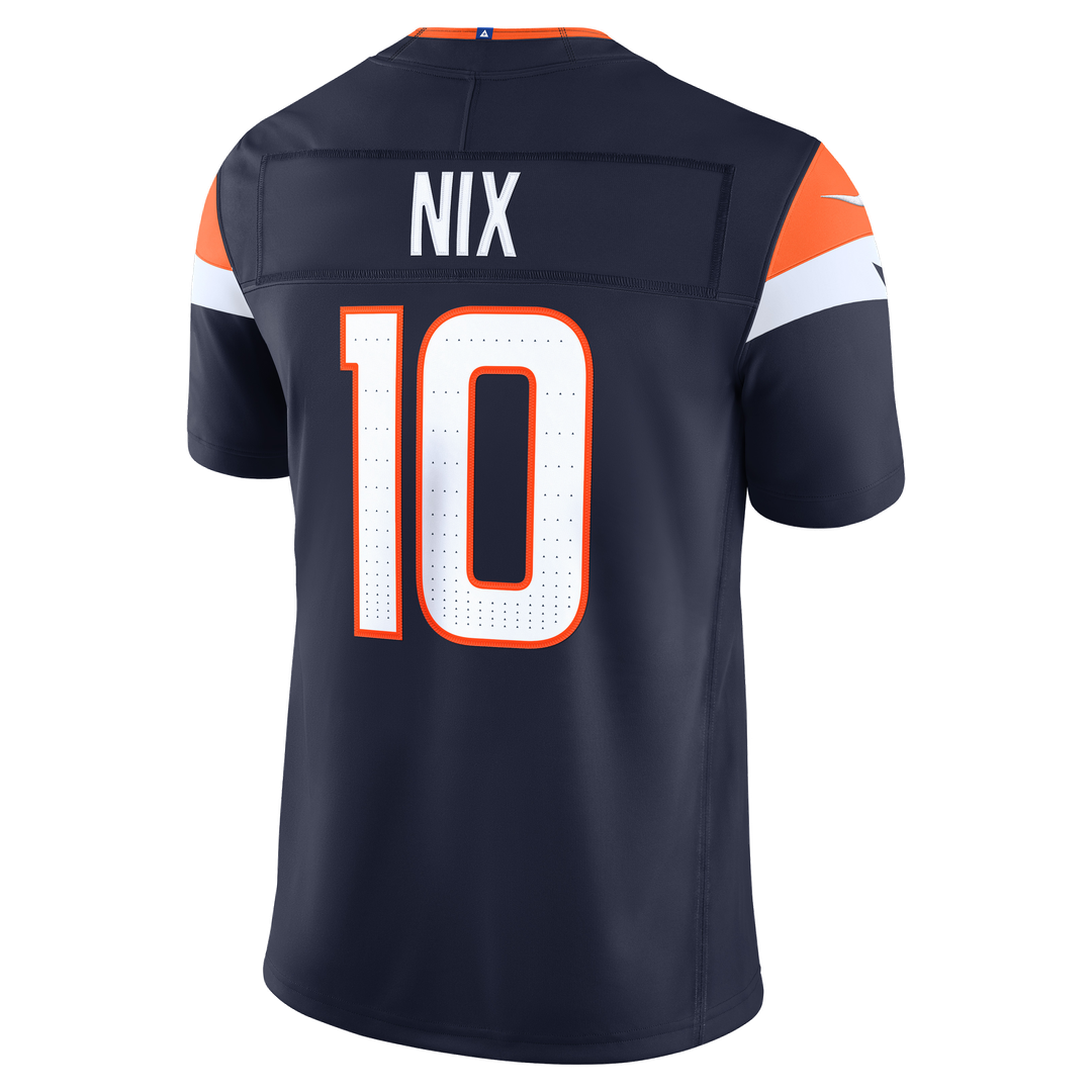 Bo Nix Denver Broncos Vapor F.U.S.E. Stitched Limited Jersey - White