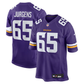 Michael Jurgens Minnesota Vikings Game Jersey - Purple