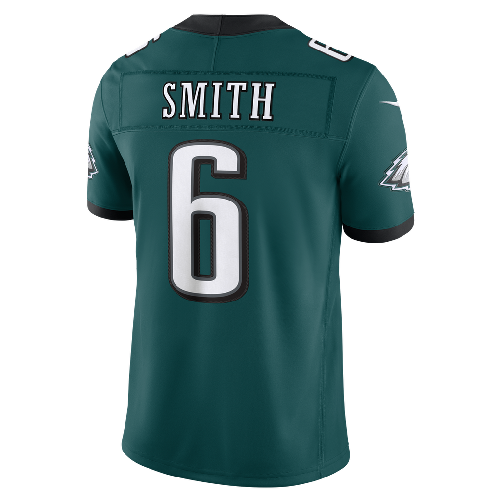 DeVonta Smith Philadelphia Eagles Vapor F.U.S.E. Stitched Limited Jersey - Midnight Green