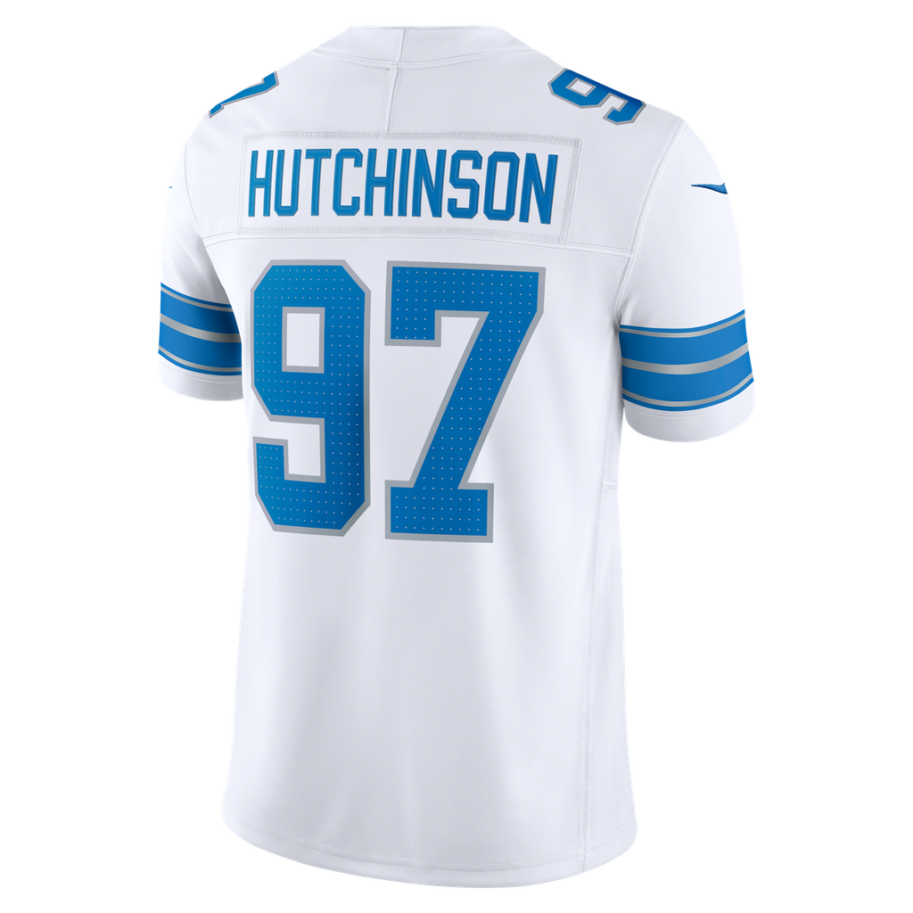 Aidan Hutchinson Detroit Lions Vapor F.U.S.E. Stitched Limited Jersey - Blue