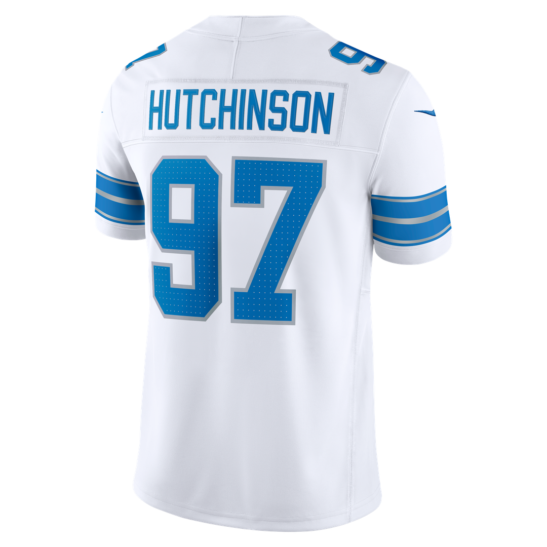 Aidan Hutchinson Detroit Lions Vapor F.U.S.E. Stitched Limited Jersey - White