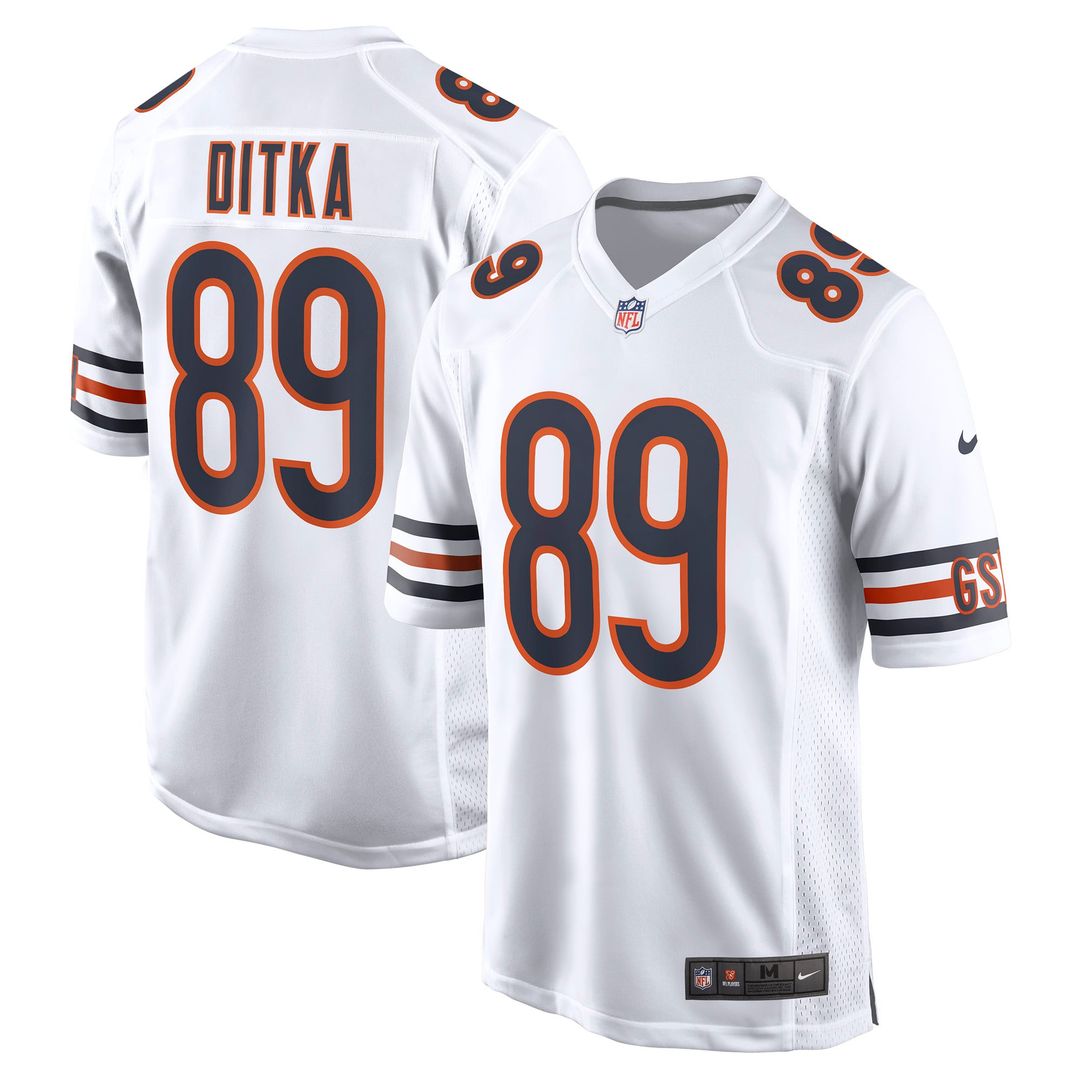 Mike Ditka Chicago Bears Game Jersey - White