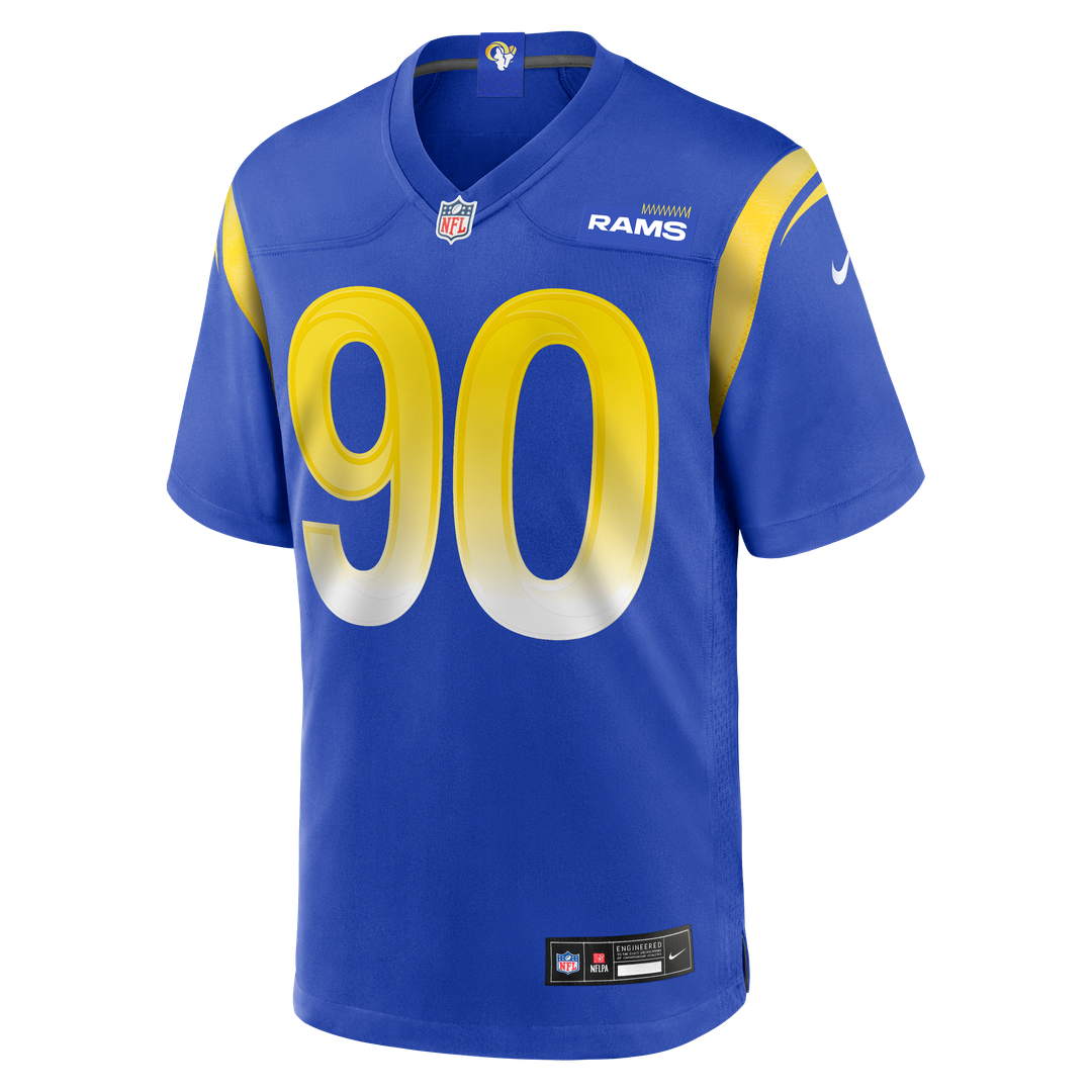 Tyler Davis Los Angeles Rams Game Jersey - Royal Blue