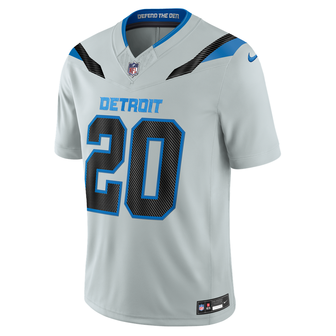 Barry Sanders Detroit Lions 2026 Rivalries Collection Stitched Limited Jersey - Silver