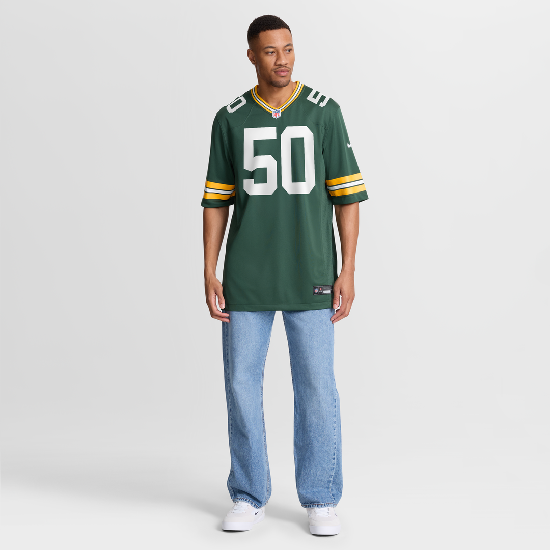 Zach Tom Green Bay Packers Game Jersey - Green