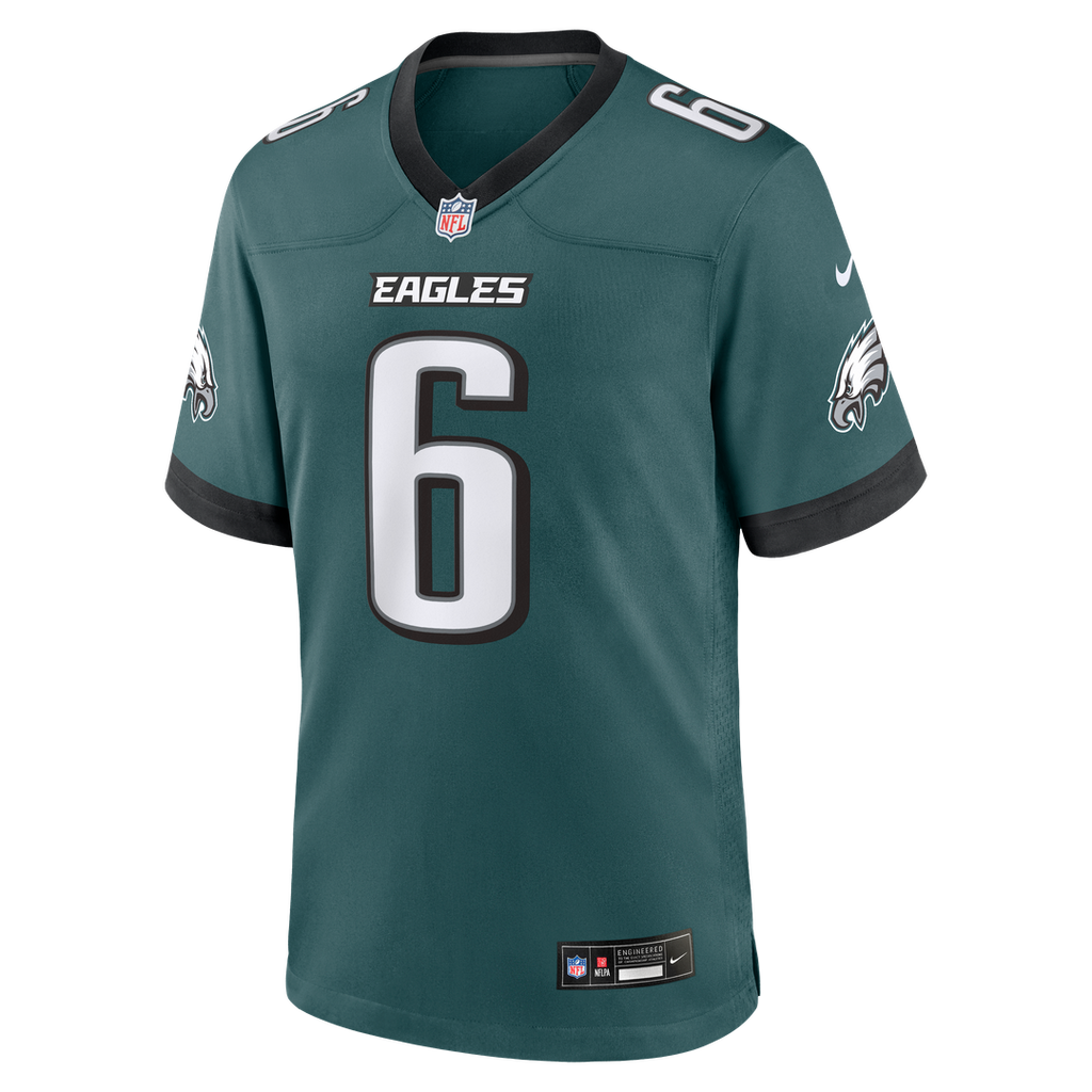 DeVonta Smith Philadelphia Eagles Alternate Game Jersey - Black
