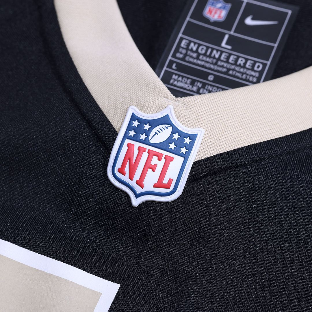 Steve Gleason New Orleans Saints Game Jersey - Black
