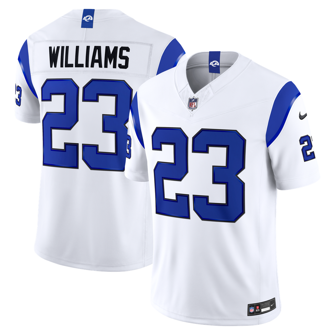 Kyren Williams Los Angeles Rams Vapor F.U.S.E. Stitched Limited Jersey - Fearsome White