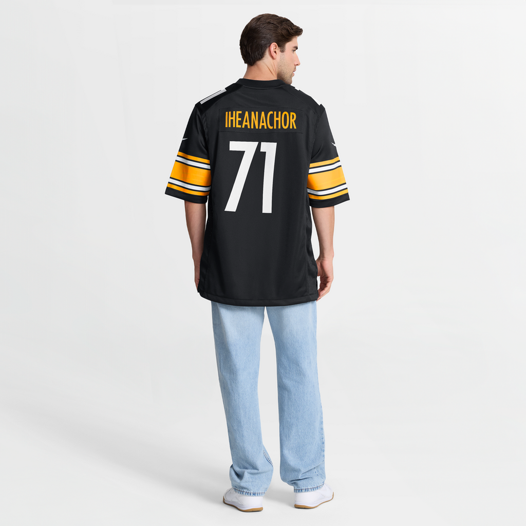 Max Iheanachor Pittsburgh Steelers Game Jersey - Black