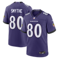 Durham Smythe Baltimore Ravens Game Jersey - Purple