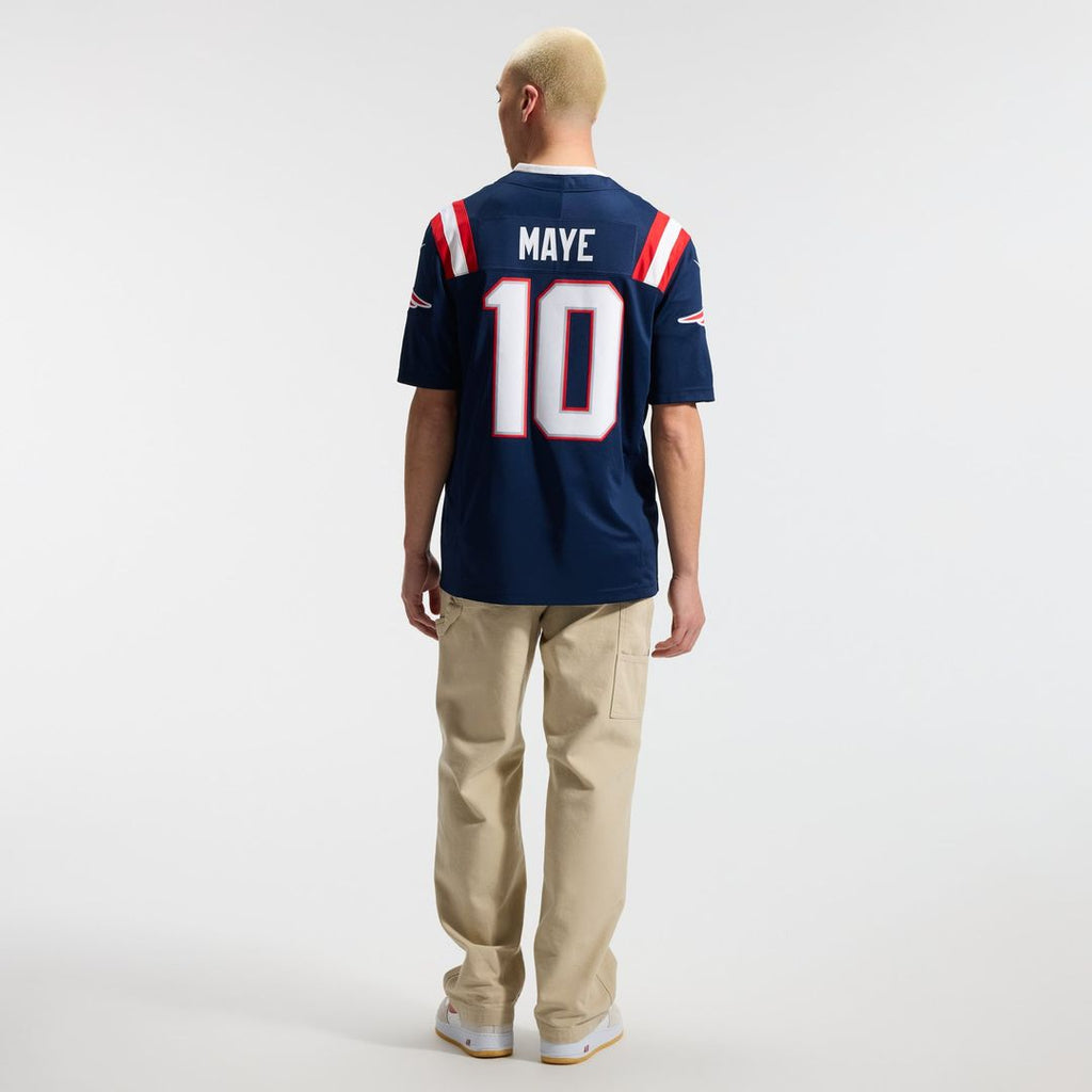 Drake Maye New England Patriots Vapor F.U.S.E. Stitched Limited Jersey - Navy