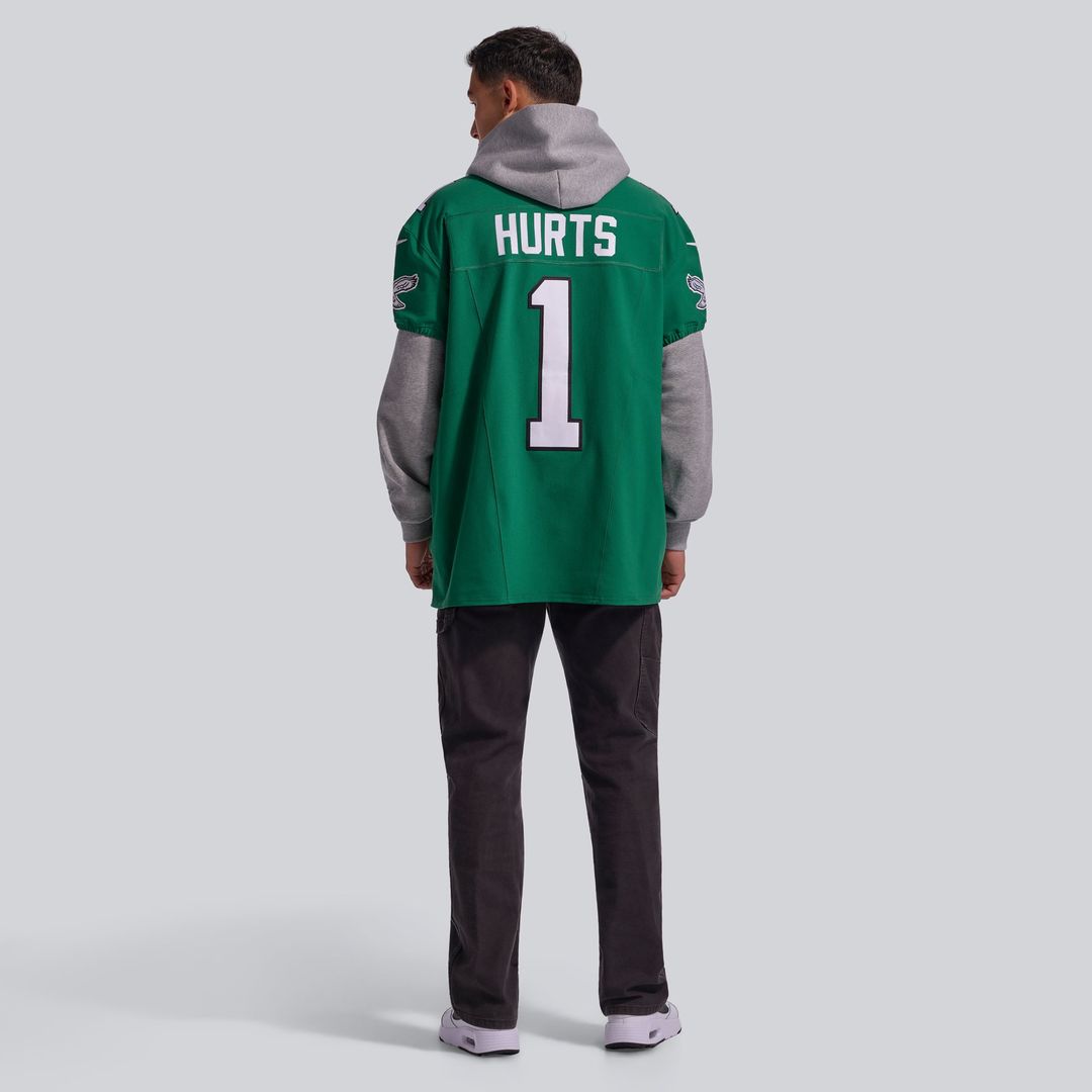 Jalen Hurts Philadelphia Eagles Vapor F.U.S.E. Elite Jersey - Midnight Green