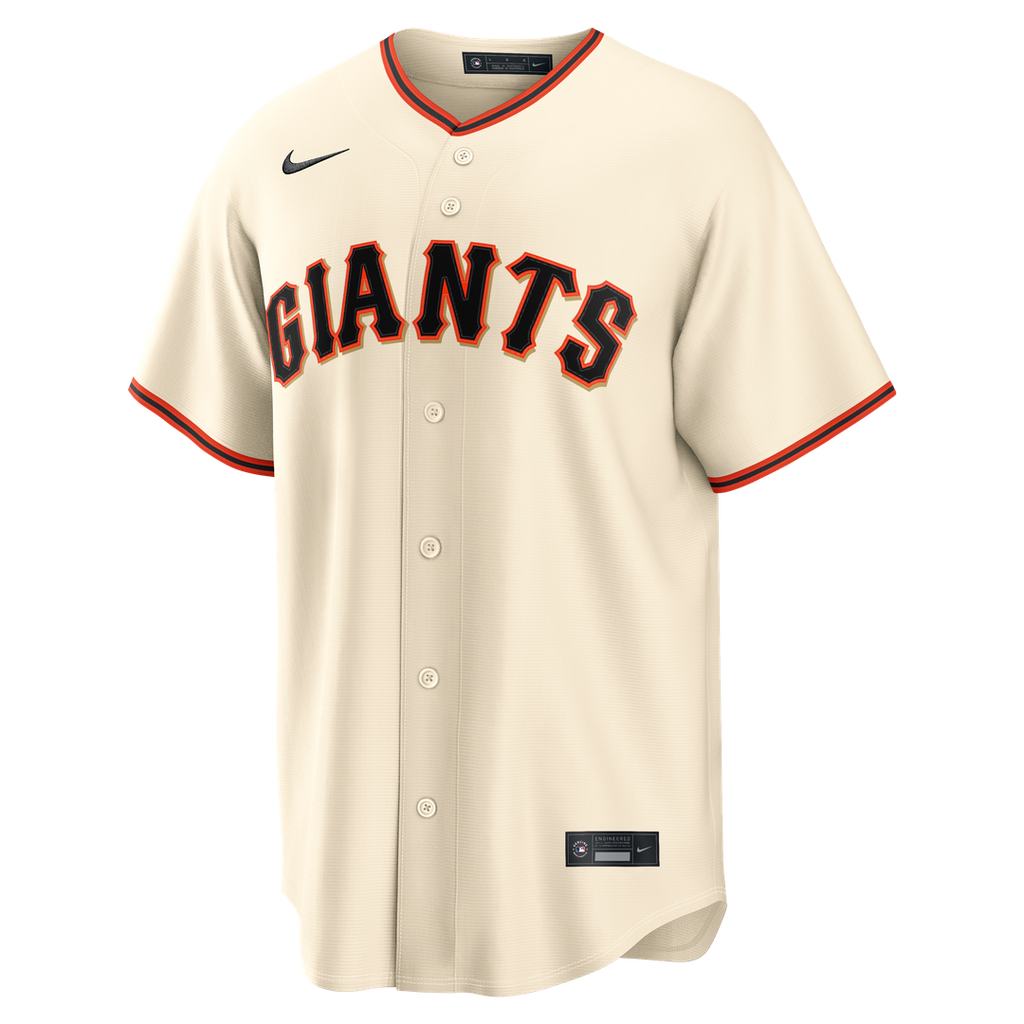 San Francisco Giants Rafael Devers Nike Cream Home Replica Jersey