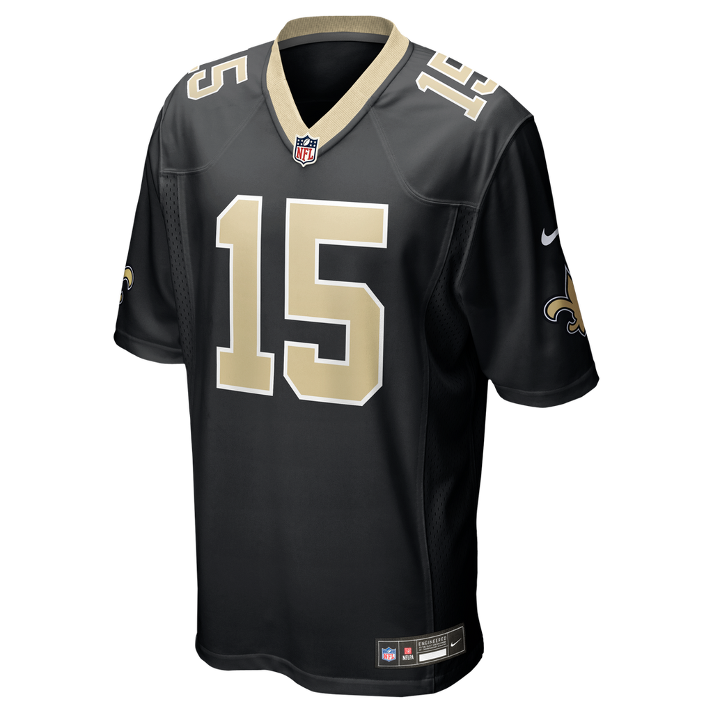Mason Tipton New Orleans Saints Game Jersey - Black