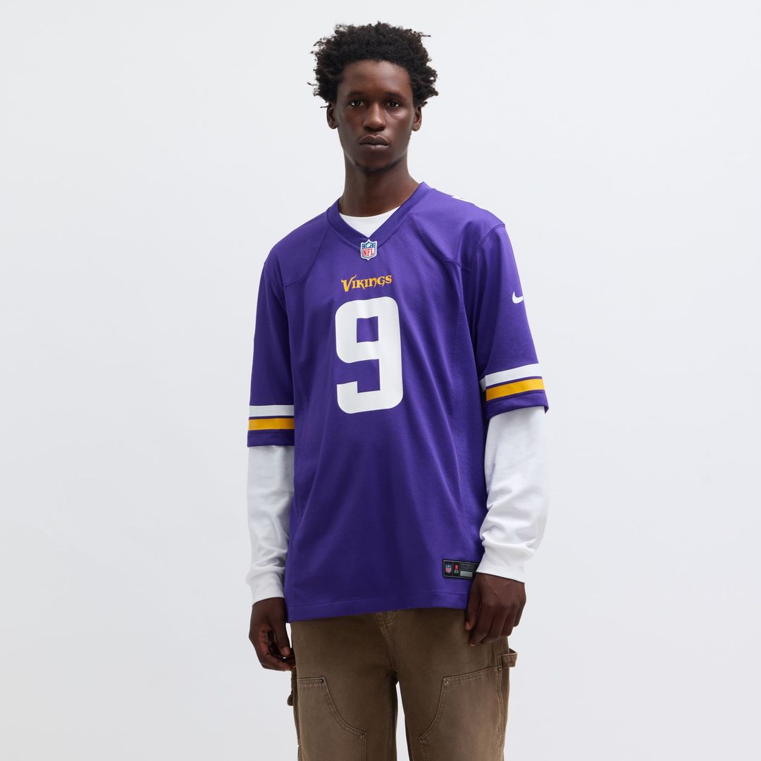 J.J. McCarthy Minnesota Vikings Alternate Game Jersey - White