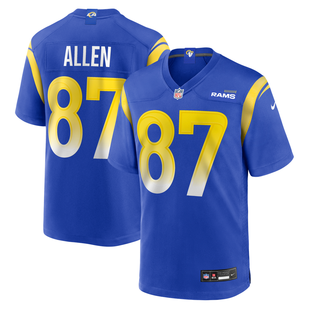 Davis Allen Los Angeles Rams Home Game Jersey - Royal Blue