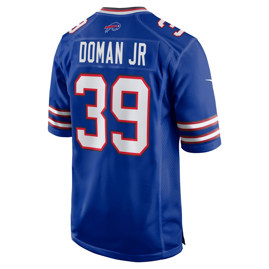 Tommy Doman Jr Buffalo Bills Game Jersey - Royal Blue