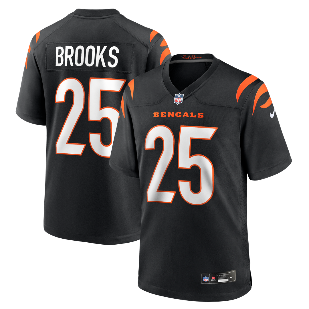 Tahj Brooks Cincinnati Bengals Game Jersey - Black