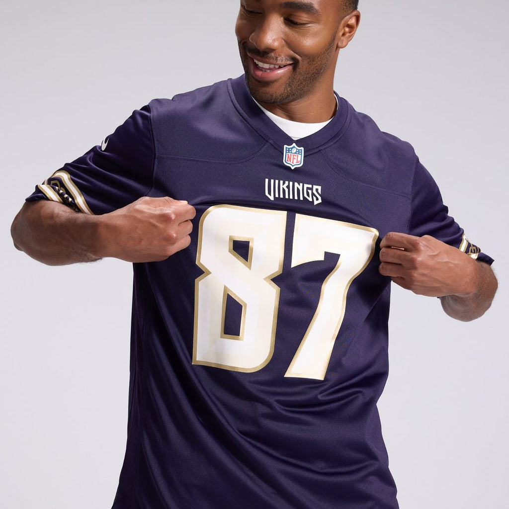 T.J. Hockenson Minnesota Vikings 2026 Rivalries Collection Game Jersey - Purple
