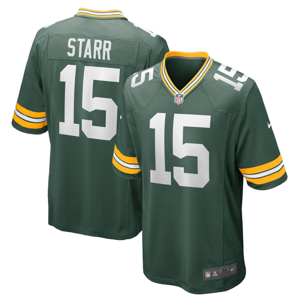 Bart Starr Green Bay Packers Game Jersey - Green