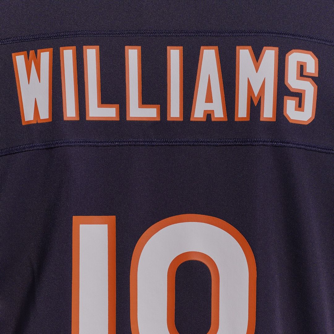 Caleb Williams Chicago Bears First Round Pick Game Jersey - White