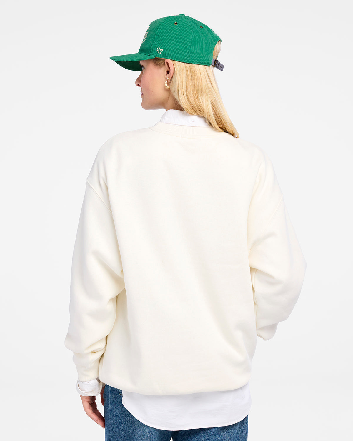 PHILADELPHIA EAGLES HISTORIC ARCH CLOUD '47 OVERSIZED CREW WOMENS
