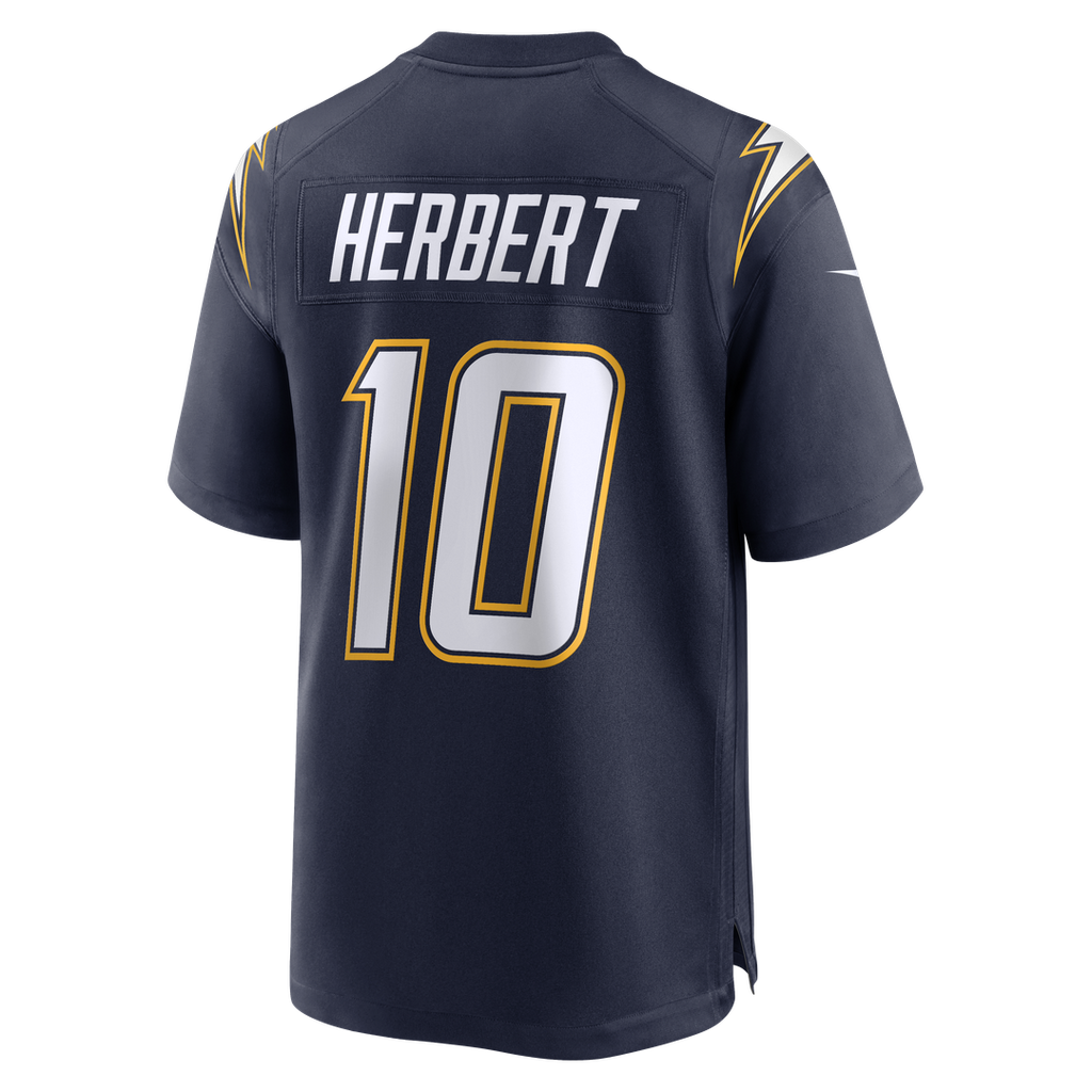 Justin Herbert Los Angeles Chargers Alternate Super Chargers Game Jersey - Navy