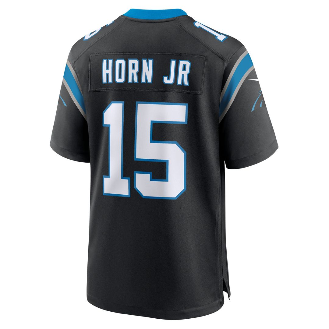 Jimmy Horn Jr Carolina Panthers Game Jersey - Black