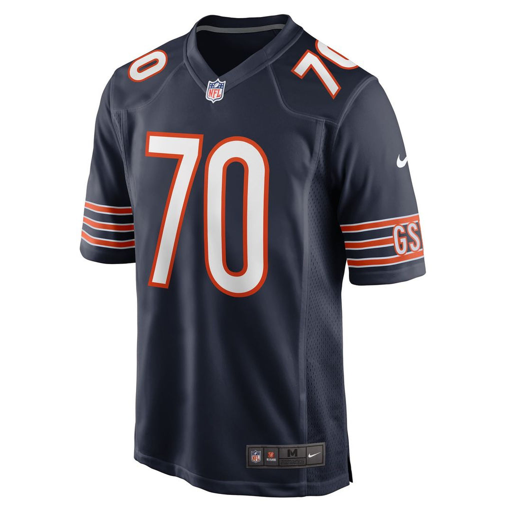 Braxton Jones Chicago Bears Game Jersey - Navy