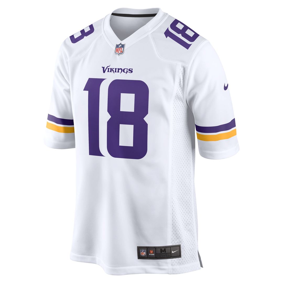 Justin Jefferson Minnesota Vikings Game Jersey - Purple
