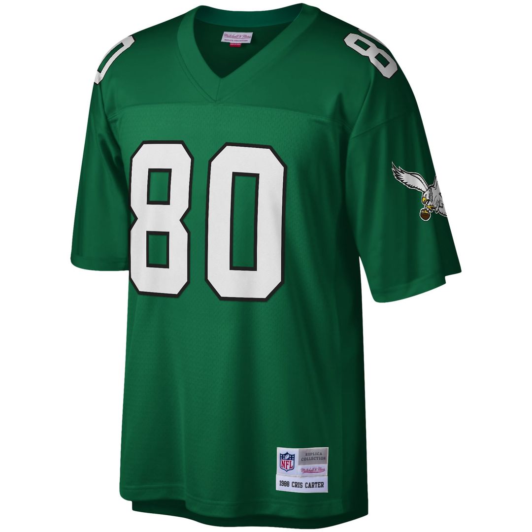 Cris Carter Philadelphia Eagles Legacy Replica Jersey - Kelly Green