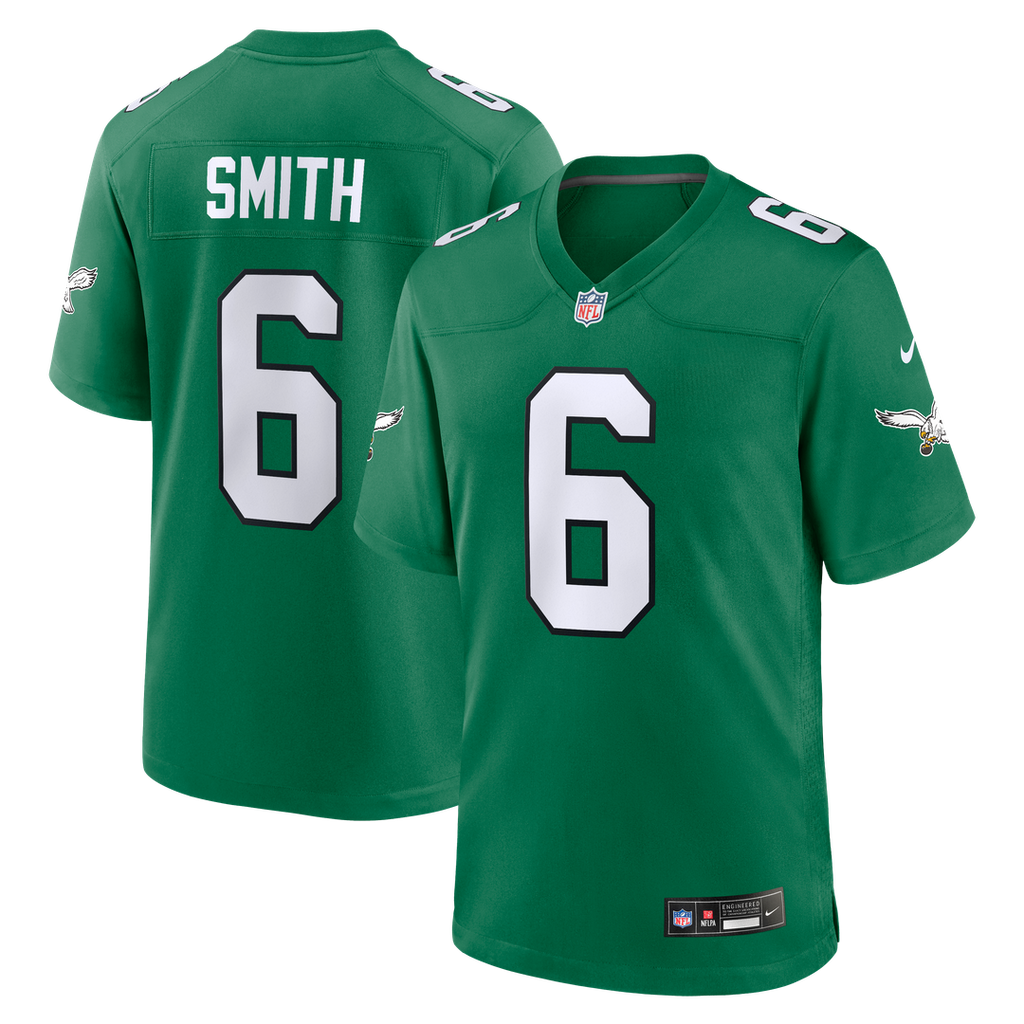 DeVonta Smith Philadelphia Eagles Alternate Game Jersey - Kelly Green