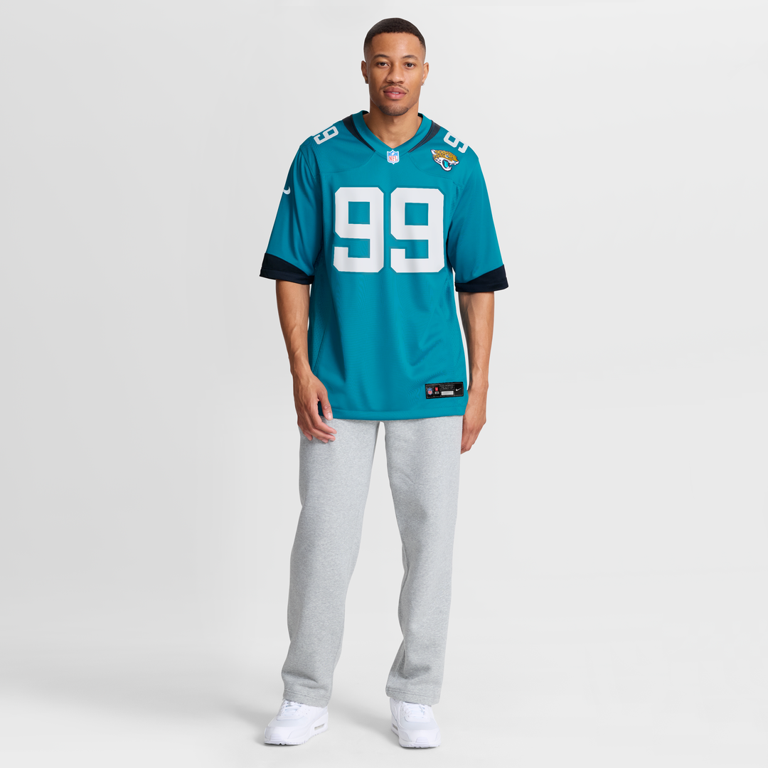 Austin Johnson Jacksonville Jaguars Game Jersey - Teal