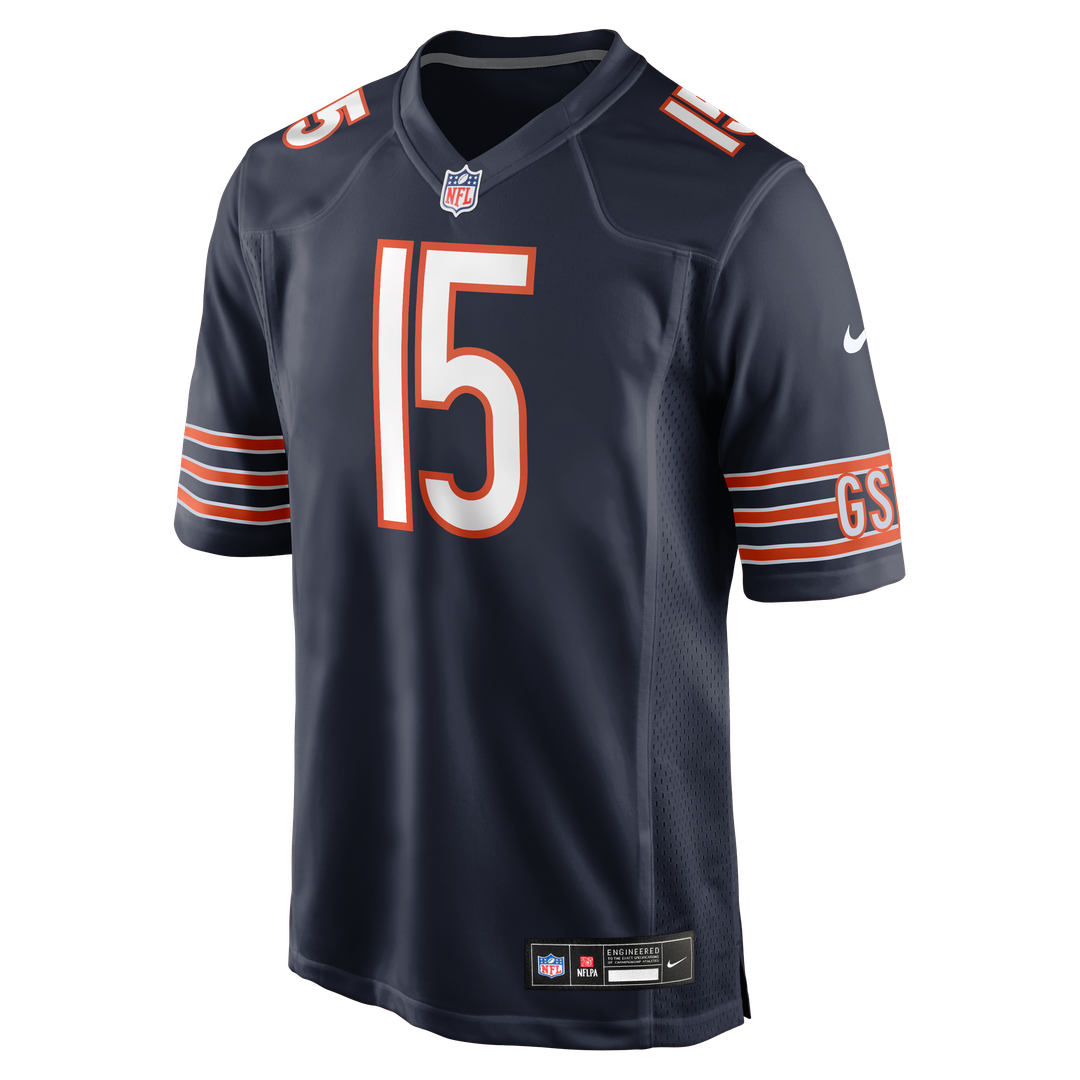 Rome Odunze Chicago Bears Game Jersey - Navy