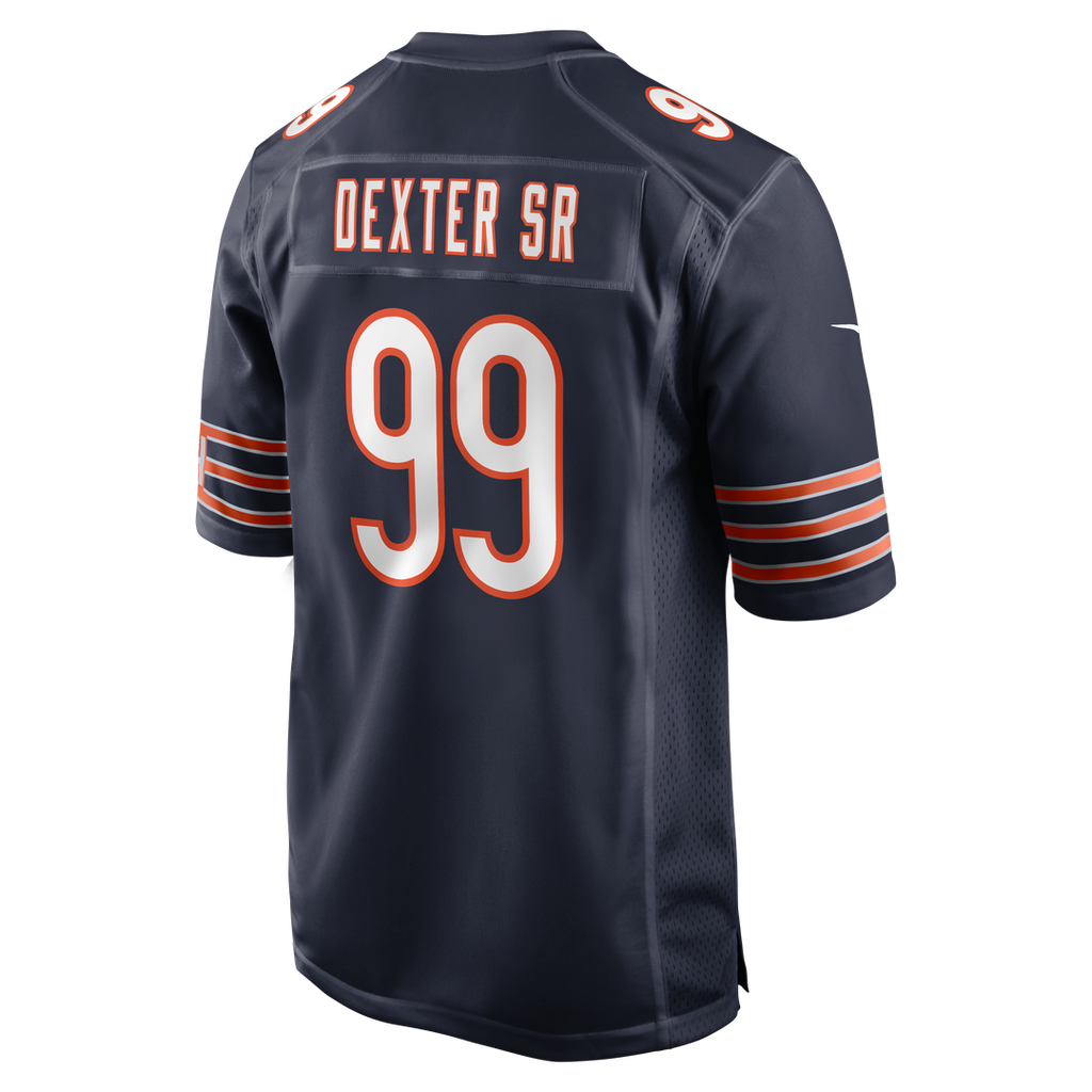 Gervon Dexter Sr. Chicago Bears Game Jersey - Navy