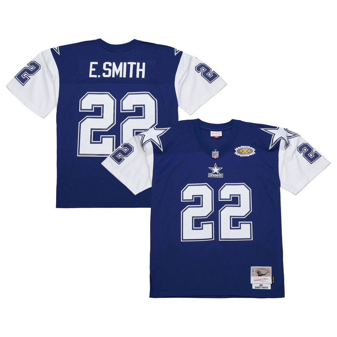 Emmitt Smith Dallas Cowboys 1995 Legacy Replica Jersey - Navy