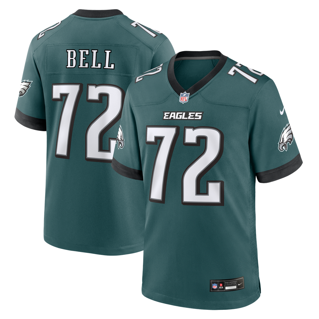 Markel Bell Philadelphia Eagles Game Jersey - Midnight Green