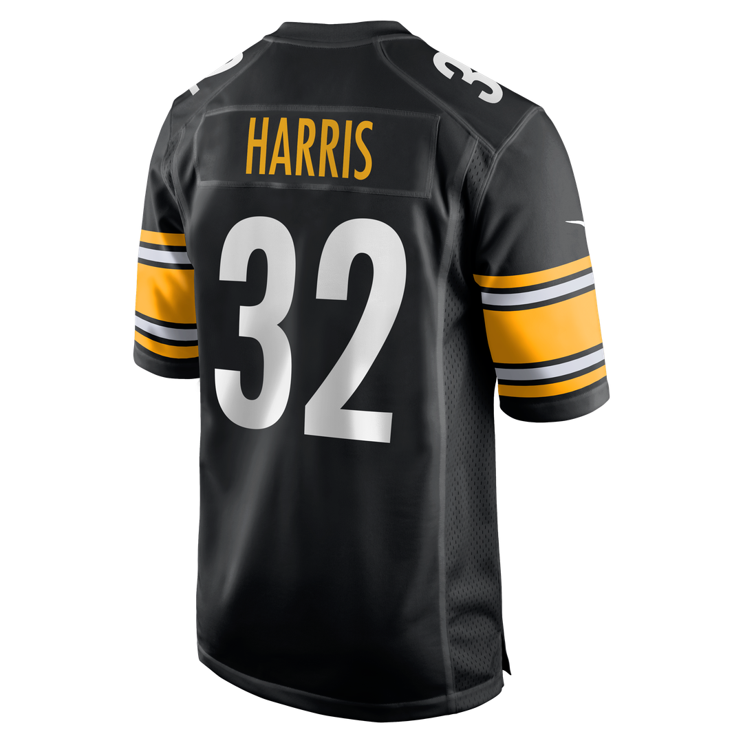 Franco Harris Pittsburgh Steelers Game Jersey - Black