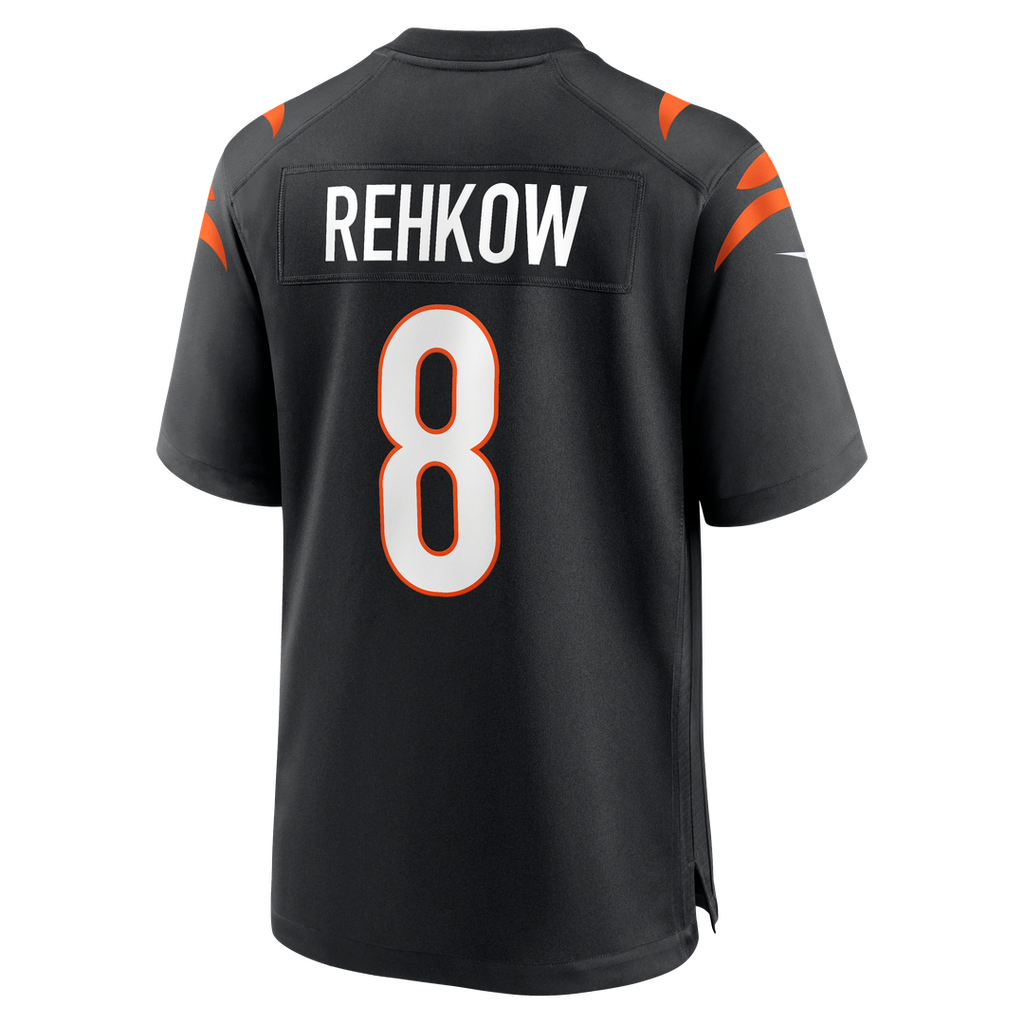 Ryan Rehkow Cincinnati Bengals Game Jersey - Black