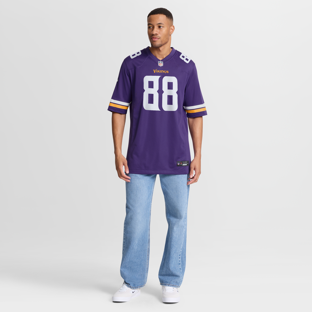 Alan Page Minnesota Vikings Game Jersey - Purple