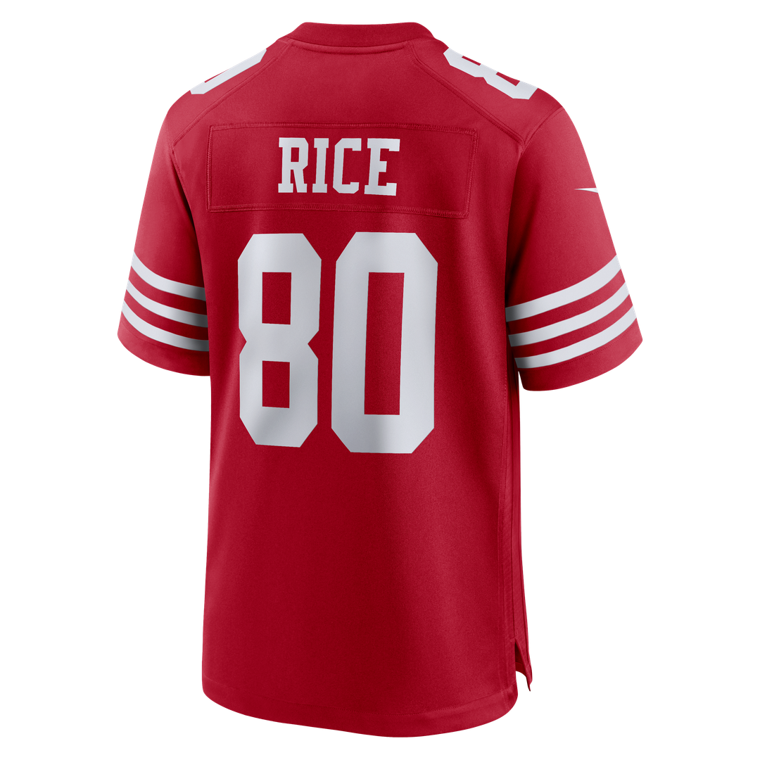 Jerry Rice San Francisco 49ers Game Jersey - Scarlet