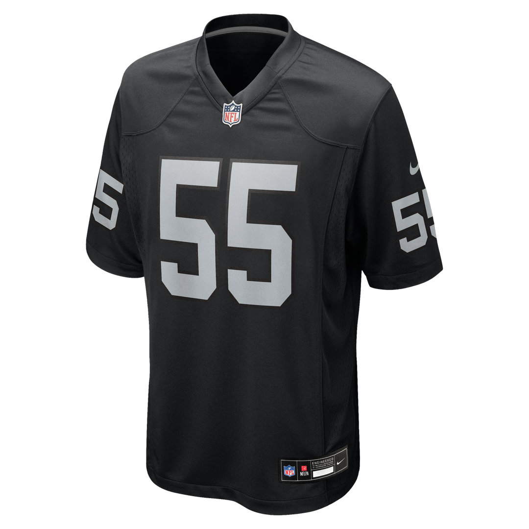 Cody Lindenberg Las Vegas Raiders Game Jersey - Black