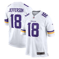 Justin Jefferson Minnesota Vikings Game Jersey - White