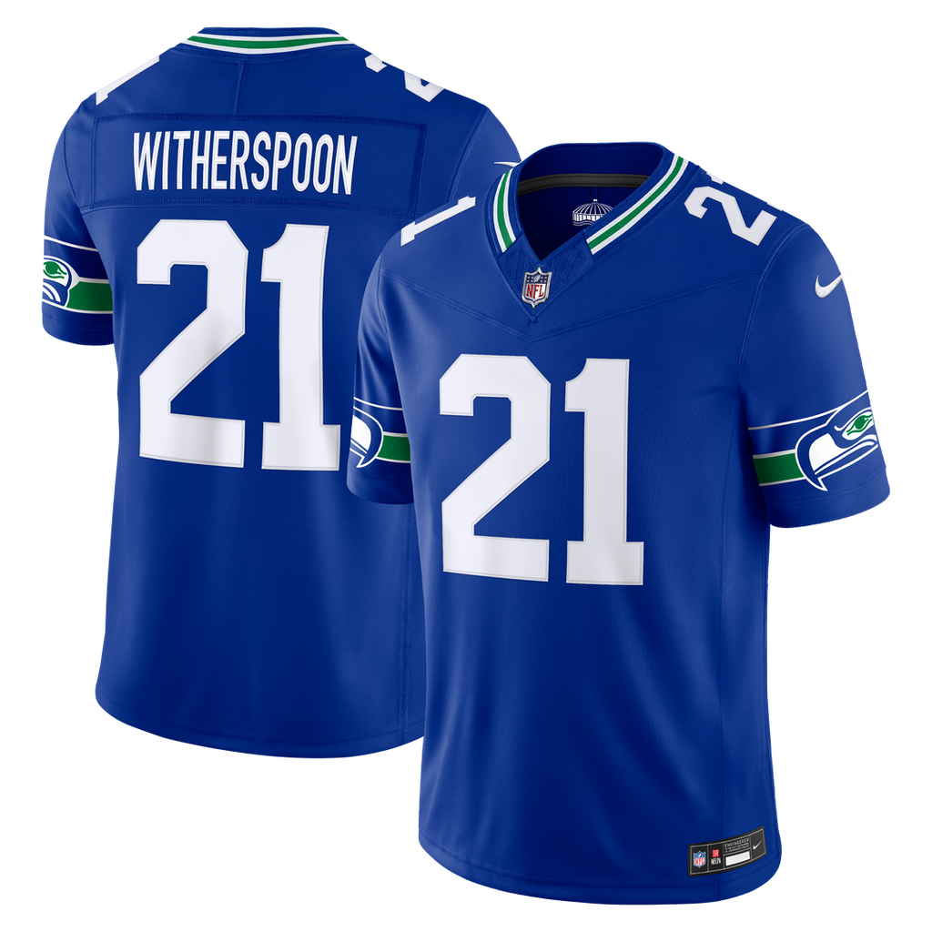 Devon Witherspoon Seattle Seahawks Alternate Vapor F.U.S.E. Stitched Limited Jersey - Royal Blue