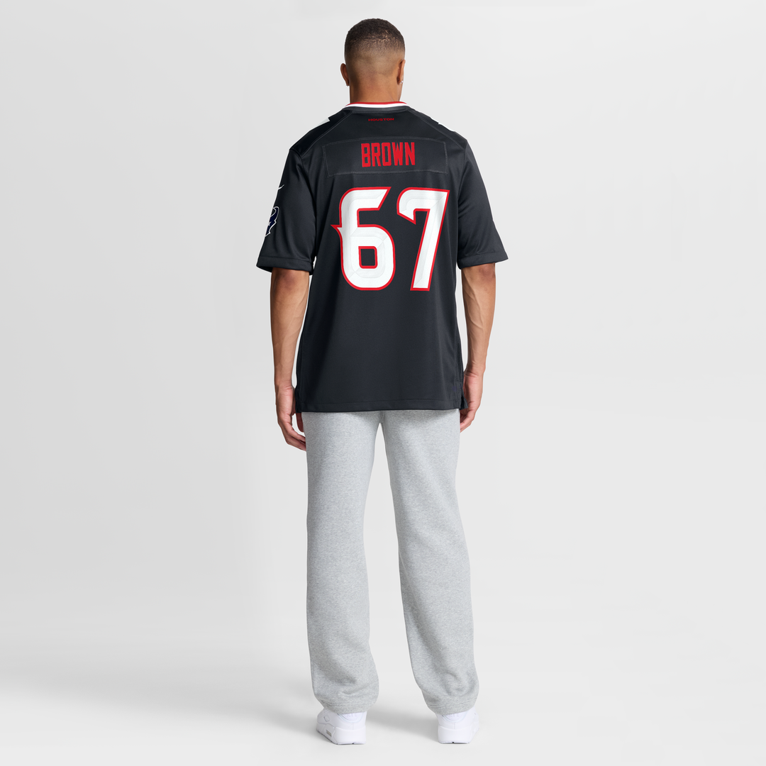 Evan Brown Houston Texans Game Jersey - Navy