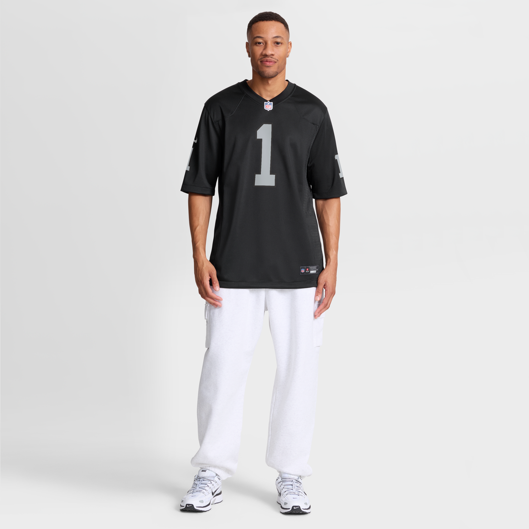 Number 1 Dad Las Vegas Raiders Game Jersey - Black