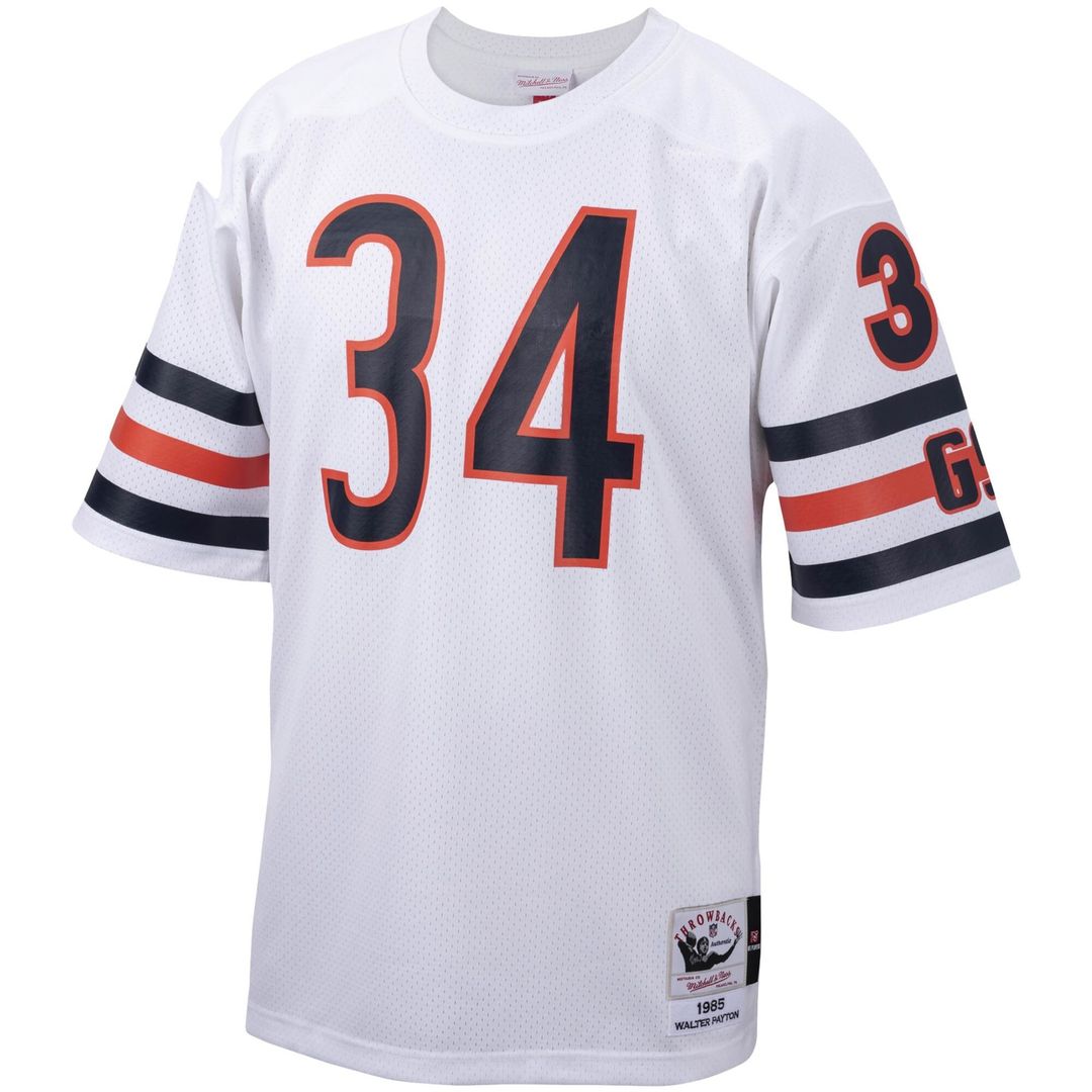 Walter Payton Chicago Bears Big & Tall 1985 Replica Jersey - White