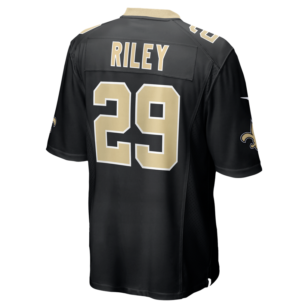 Quincy Riley New Orleans Saints Game Jersey - Black