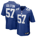 Chauncey Golston New York Giants Game Jersey - Royal Blue